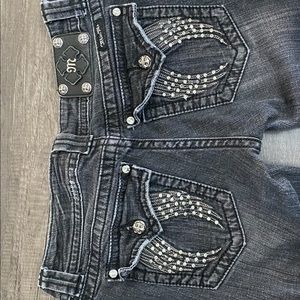 Miss Me black wash jeans